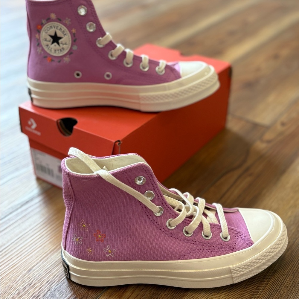 Converse Purple High-Top Sneakers